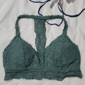 Auden size XL sage green lace Bralette